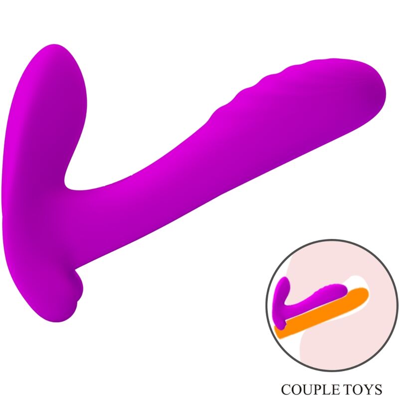 PRETTY LOVE – MASSAGGIATORE E VIBRATORE 12 VIBRAZIONI TELECOMANDO VIOLA
