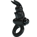 PRETTY LOVE – Aufregender Rabbit-Vibrationsring, Schwarz