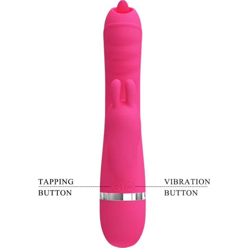 PRETTY LOVE – VIBRATORE MULTIFUNZIONE CONIGLIO PHOENIX ROSA