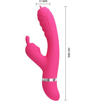 PRETTY LOVE – VIBRATORE MULTIFUNZIONE CONIGLIO PHOENIX ROSA
