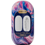 PRETTY LOVE – COQUETTISH BALLS SILICONE MALE MASTURBATOR WHITE