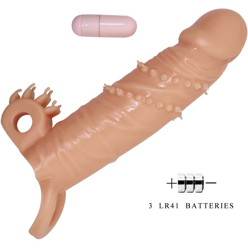 PRETTY LOVE – CONNOR GUAINA PER PENE + STIMOLATORE PER CLITORIDE FLESH