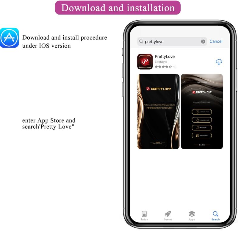 PRETTY LOVE – FRANZ MASSAGGIATORE E VIBRATORE APP GRATUITA VIOLA