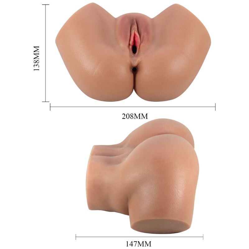 CRAZY BULL – Hailey Po-Masturbator mit Vagina, Anus und Vibration