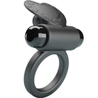 PRETTY LOVE – DEBONAIRE ANELLO VIBRANTE CONIGLIO 10 VIBRAZIONI NERO