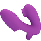 Pretty Love Athena – Fingervibrator mit Klitorisstimulator, Lila