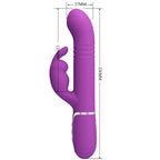 PRETTY LOVE – COALE 4 IN 1 MULTIFUNZIONE VIBRATORE CONIGLIO VIOLA