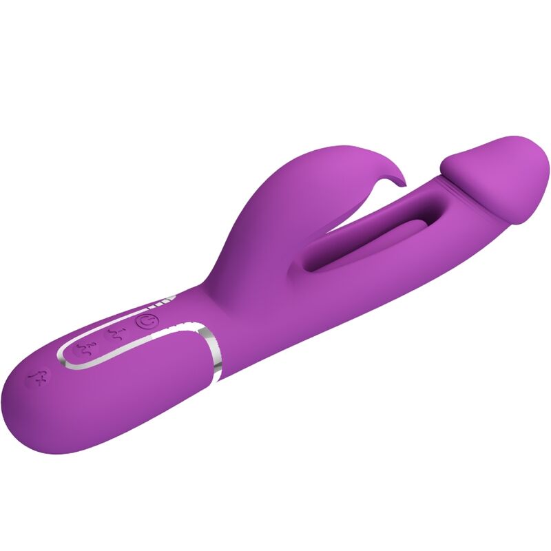 Pretty Love – Kampas 3-in-1 Rabbit-Vibrator, Lila