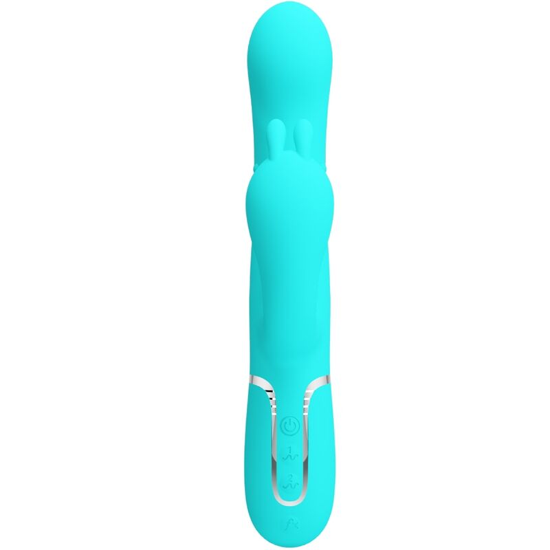 Pretty Love Cammy – 4-in-1-Rabbit-Vibrator mit Dreifachstimulation, Blau
