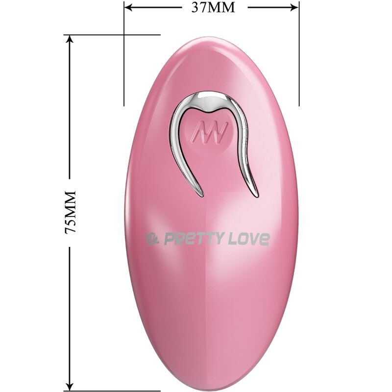 Pretty Love Cailey – Vibrierende Nippelklemmen mit Fernbedienung, Rosa