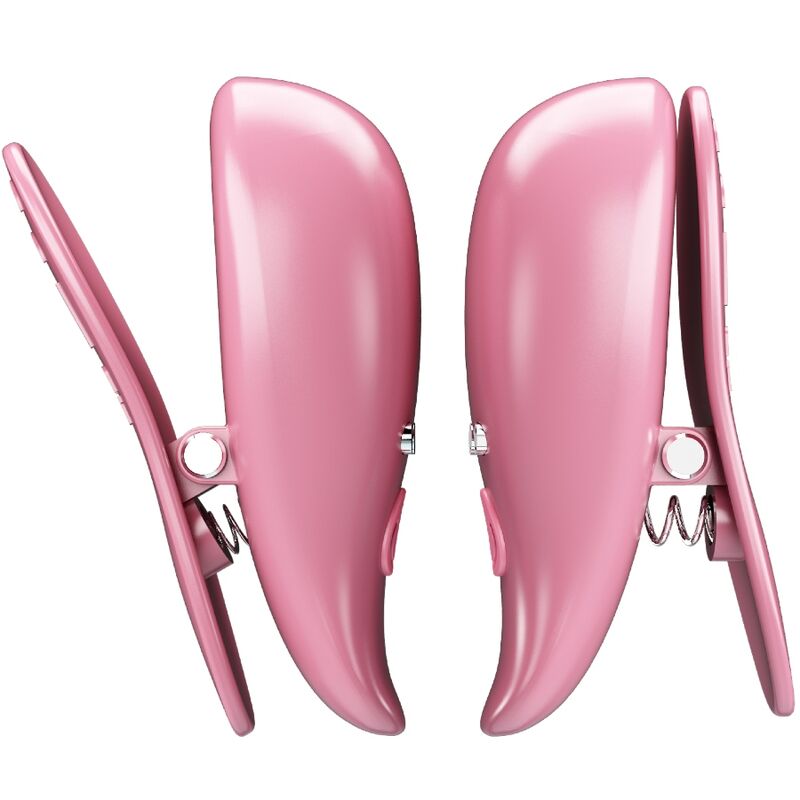 Pretty Love Cailey – Vibrierende Nippelklemmen mit Fernbedienung, Rosa