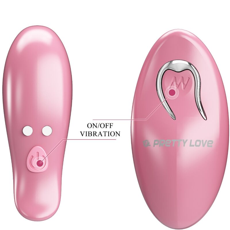 Pretty Love Cailey – Vibrierende Nippelklemmen mit Fernbedienung, Rosa