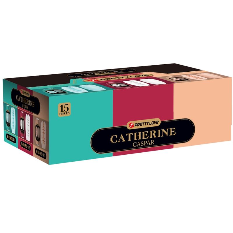 PRETTY LOVE Caspar – 15er-Pack verschiedene Masturbatoren