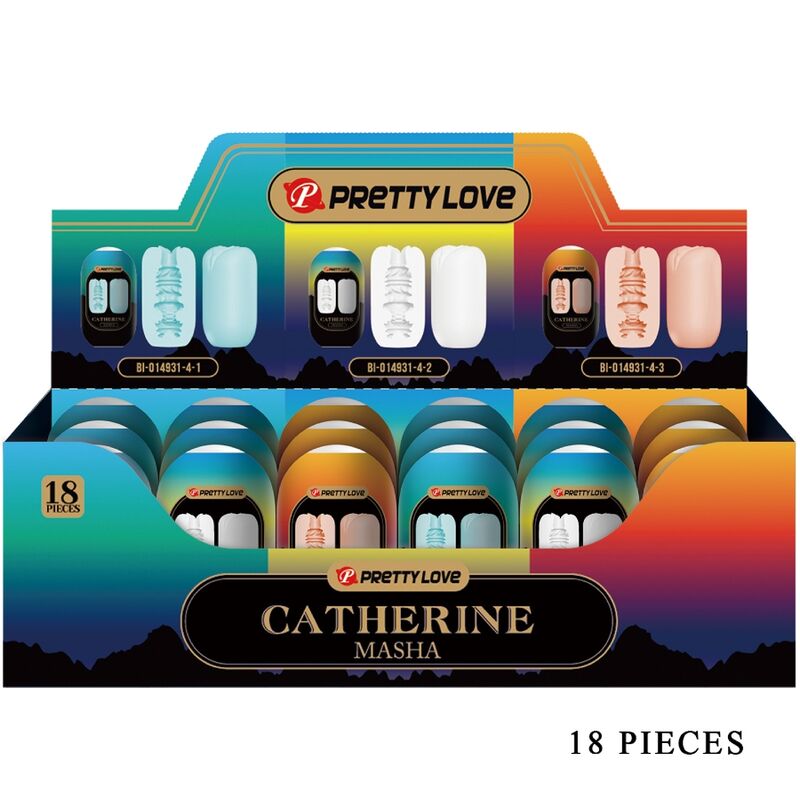 PRETTY LOVE – MASHA PACK 18 DIFFÉRENTS MASCRUBATEURS HOMMES