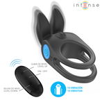 INTENSE – SAM VIBRATOR DOUBLE PENIS RING 10 VIBRATIONS BLACK