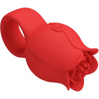 Pretty Love – Jae Fingervibrator in Rosenform, Rot