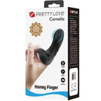 PRETTY LOVE – Camelia Fingervibrator, 7 Modi, Schwarz