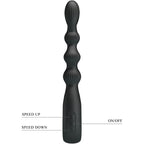 PRETTY LOVE – FEDERER ANAL VIBRATOR 12 VIBRATIONS BLACK