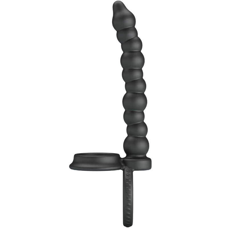 PRETTY LOVE – DILLION DOUBLE PENETRATION COCK RING BLACK