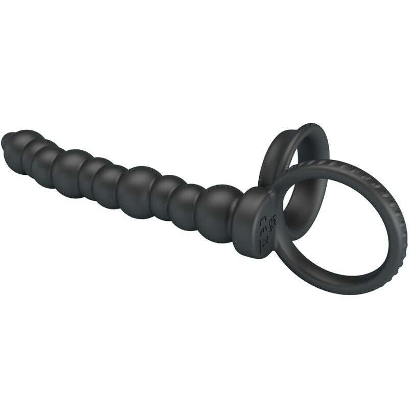 PRETTY LOVE – DILLION DOUBLE PENETRATION COCK RING BLACK