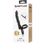 PRETTY LOVE – Dillion Vibrationsring mit Doppelmotor, Schwarz