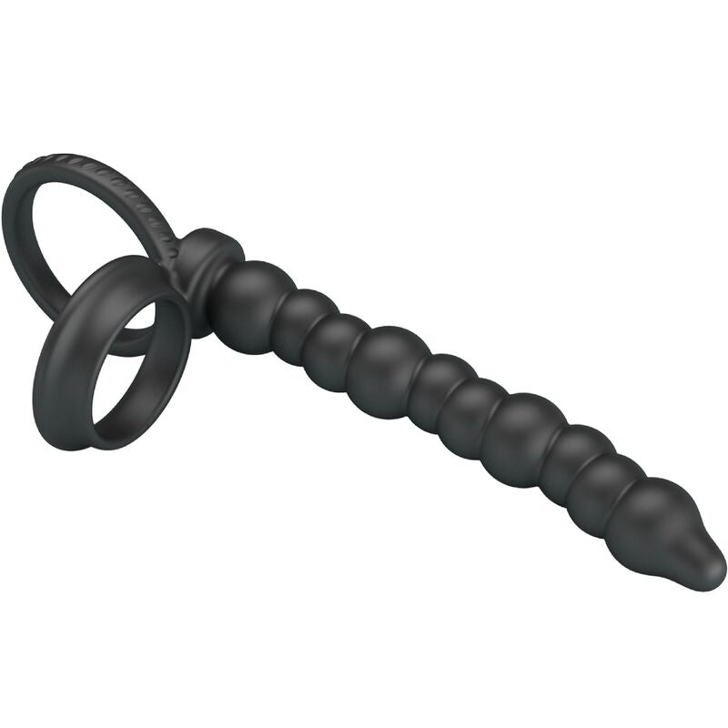 PRETTY LOVE – DILLION DOUBLE PENETRATION COCK RING BLACK