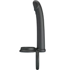 PRETTY LOVE – Dillion Doppelter Vibrationsring, Schwarz