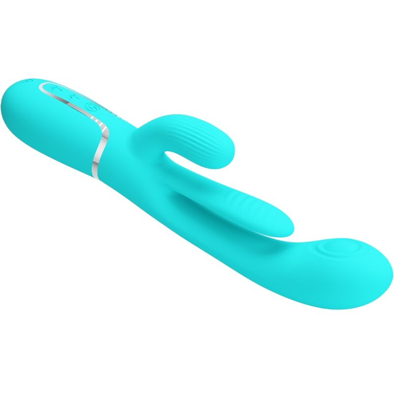 PRETTY LOVE – SHANIA TRIPLE RABBIT MULTIFUNCTION VIBRATOR 3 IN 1 BLUE