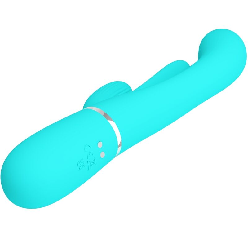 PRETTY LOVE – SHANIA TRIPLE RABBIT MULTIFUNCTION VIBRATOR 3 IN 1 BLUE