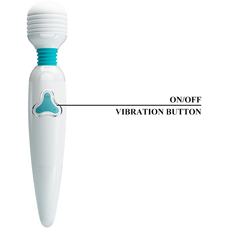 Pretty Love Cloud – Wand-Vibrator mit 7 Vibrationsmodi, Weiss