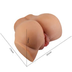 CRAZY BULL – VIBRATORE EMILIA ASS CON VAGINA E ANO REALISTICI, TELECOMANDO IN CARNE