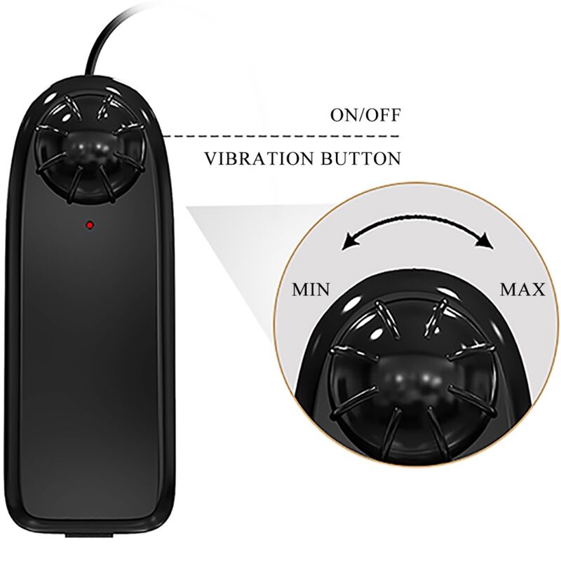 BAILE – CATOBLEPAS VIBRATEUR RÉALISTE 20,6 CM FLESH TÉLÉCOMMANDE
