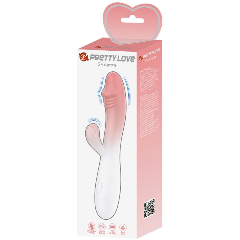 PRETTY LOVE – SNAPPY RABBIT VIBRATORE 30 VIBRAZIONI ROSA