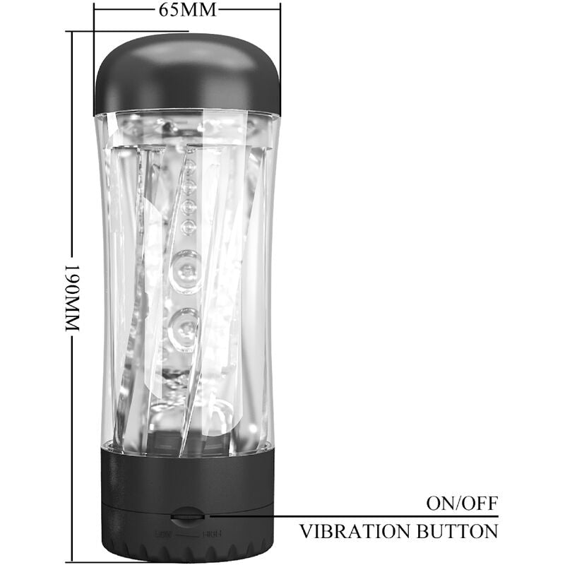 PRETTY LOVE – MASTURBATEUR HOMME TAMARA VIBRATEUR MULTI-VITESSES NOIR