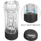 PRETTY LOVE – TAMARA MALE MASTURBATOR MULTI-SPEED VIBRATOR BLACK