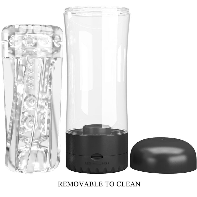 PRETTY LOVE – TAMARA MALE MASTURBATOR MULTI-SPEED VIBRATOR BLACK