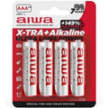 AIWA – X-tra Alkaline AAA-Batterien, LR03, 4er-Blister
