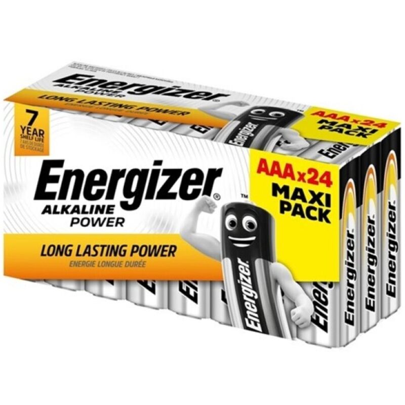 ENERGIZER – Alkaline Power piles AAA lot de 24