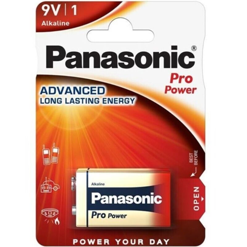 Panasonic Pro Power – Alkaline 9V pile LR61