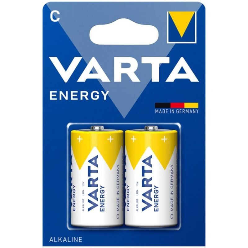 VARTA – Energy pile alcaline C LR14, 2 pièces