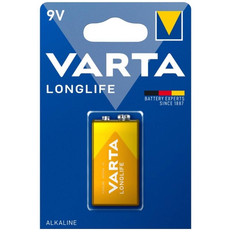 VARTA – Pile alcaline longue durée 9V LR61