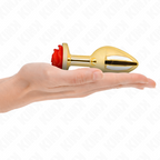 KINK – PLUG ANALE ORO ROSA ROSSO TAGLIA