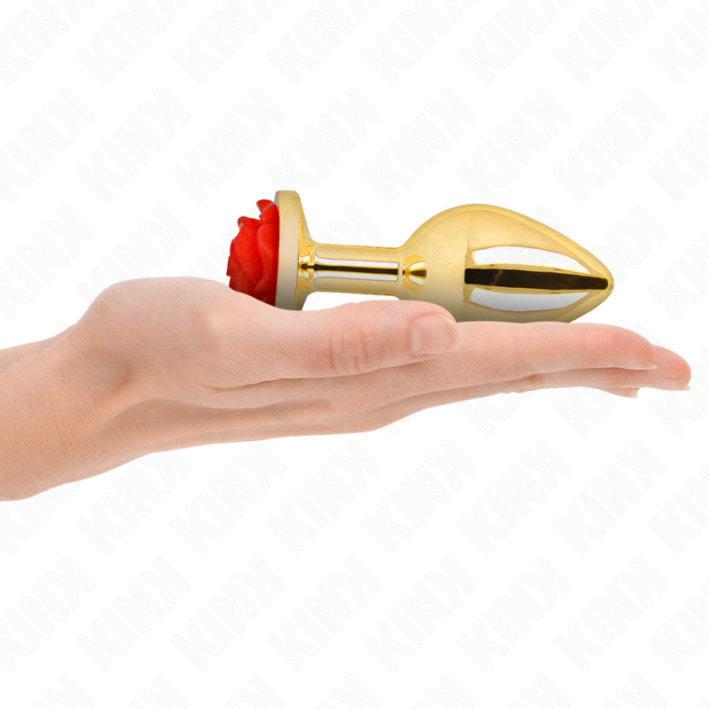 KINK – PLUG ANALE ORO ROSA ROSSO TAGLIA