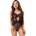 Livco Corsetti Paula – Body en dentelle, noir, L/XL