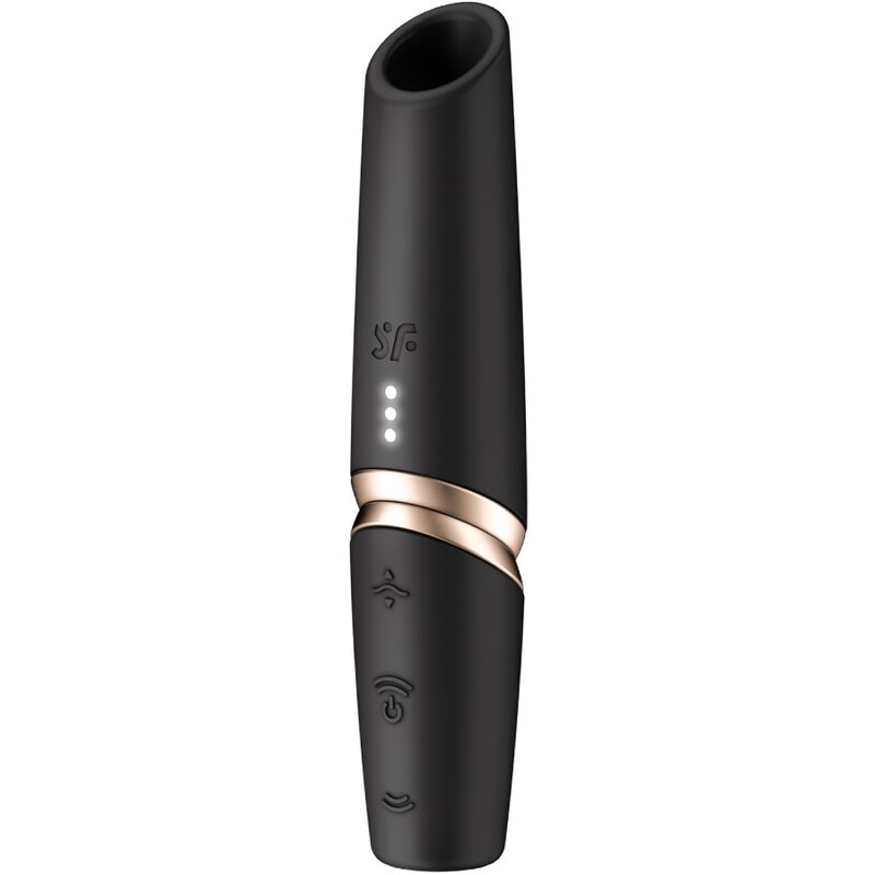 SATISFYER – STIMULATEUR DE CLITORIS PERFECT KISS WAVE NOIR / OR