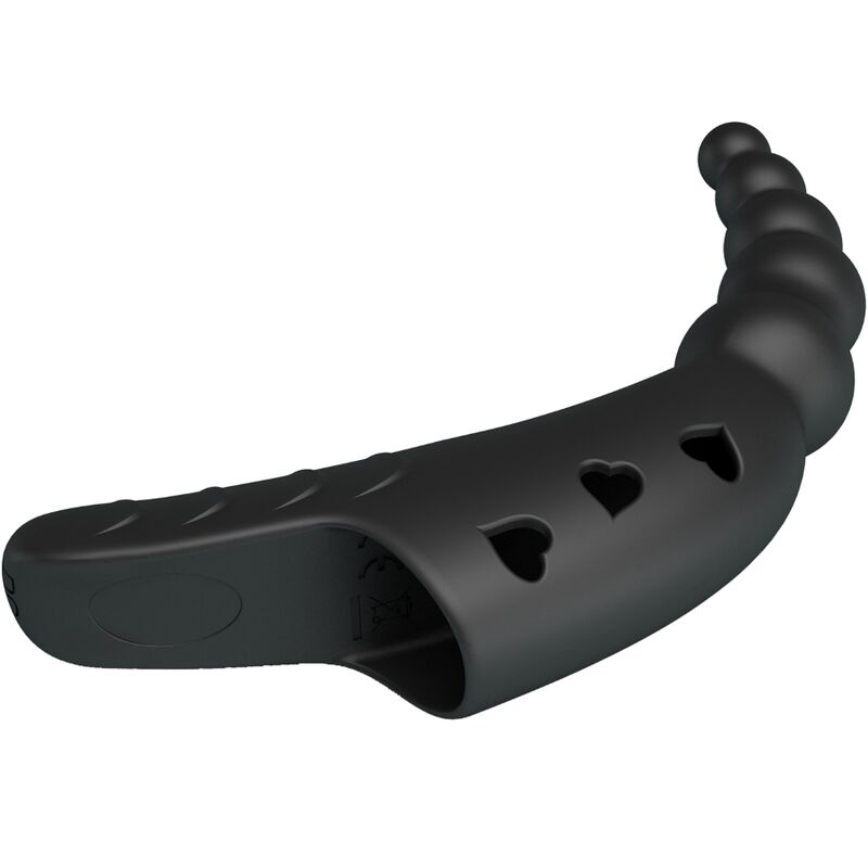 PRETTY LOVE – JORDIN FINGER VIBRATOR 10 VIBRATIONS BLACK