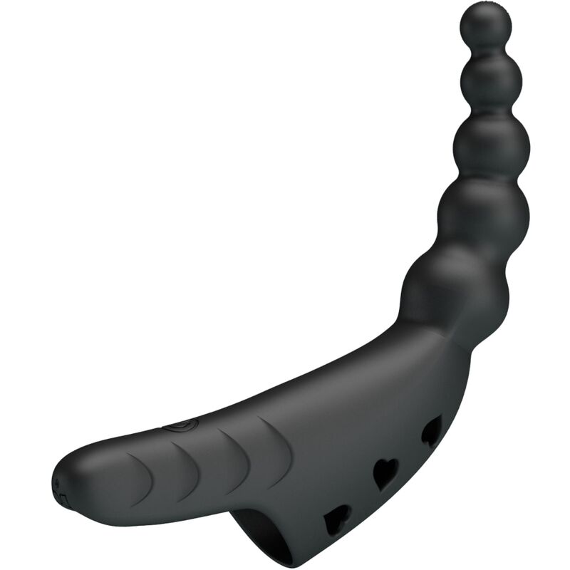 PRETTY LOVE – JORDIN FINGER VIBRATOR 10 VIBRATIONS BLACK