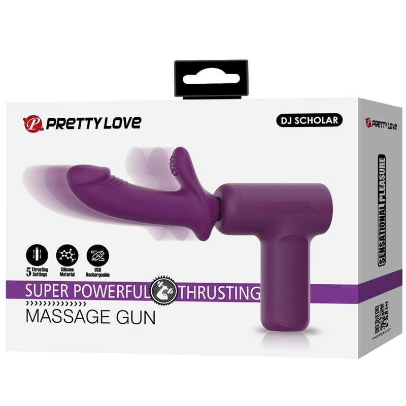 Pretty Love DJ Scholar – Massagegerät mit 5 Einstellungen, Lila