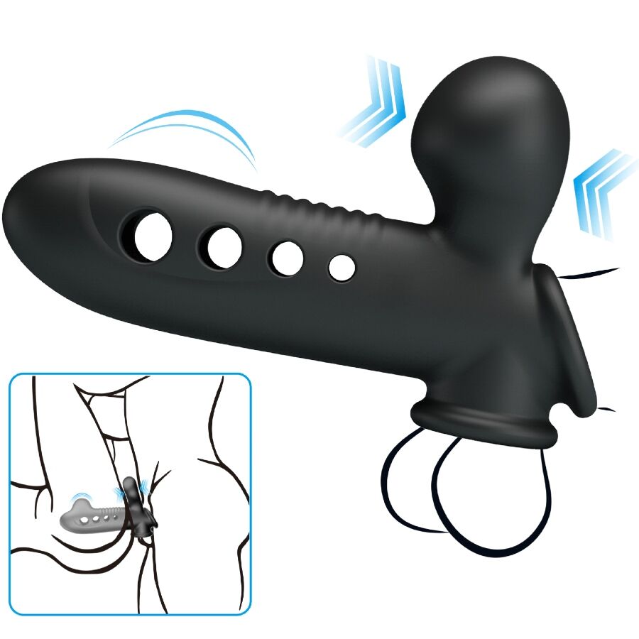 PRETTY LOVE – CRANE PENIS SLEEVE WITH AIRBAG BLACK