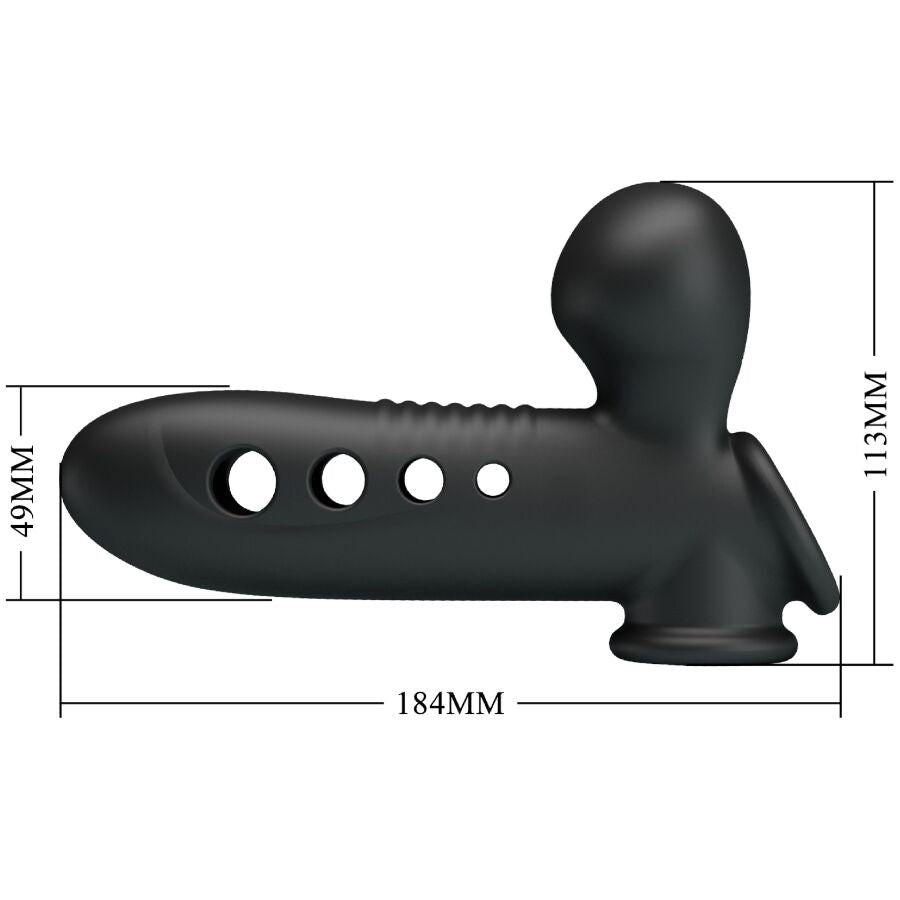 PRETTY LOVE – CRANE PENIS SLEEVE WITH AIRBAG BLACK